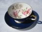 Preview: Aynsley Athens Tasse und Untertasse - Elizabeth Rose - Blue - 2. Wahl