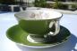 Preview: Aynsley Athens Tasse und Untertasse - Elizabeth Rose - Green - 2. Wahl