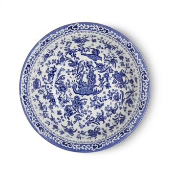 Suppen-/ Dessertschüssel - Burleigh Blue Regal Peacock - Lagerverkauf