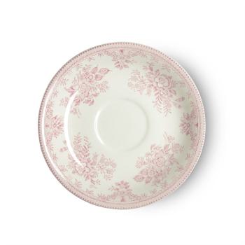 Teetasse & Untertasse - Burleigh Pink Asiatic Pheasants - Lagerverkauf