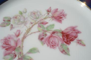 Aynsley Athens Tasse und Untertasse - Elizabeth Rose - Blue - 2. Wahl