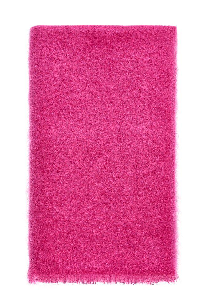 Bronte by Moon Mohair-Decke, Kaktus-Pink