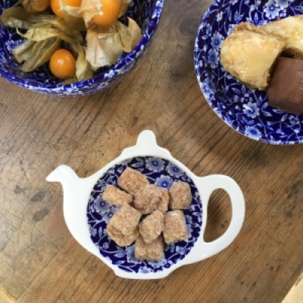 Mini Teekanne Tablett - Burleigh Blue Calico