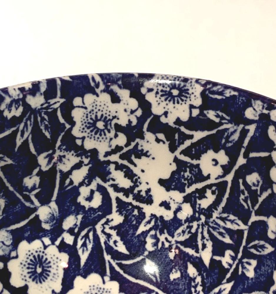 Kleine Zucker-/ Dip-Schüssel - Burleigh Blue Calico - 2. Wahl