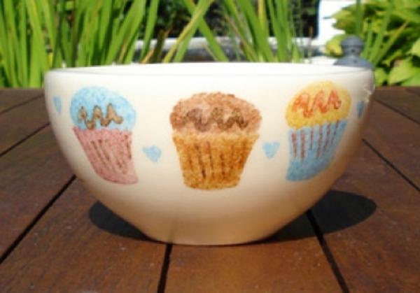 Englisches Geschirr Cup Cakes