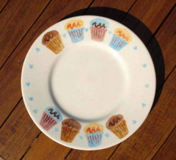 Englisches Geschirr Cup Cakes